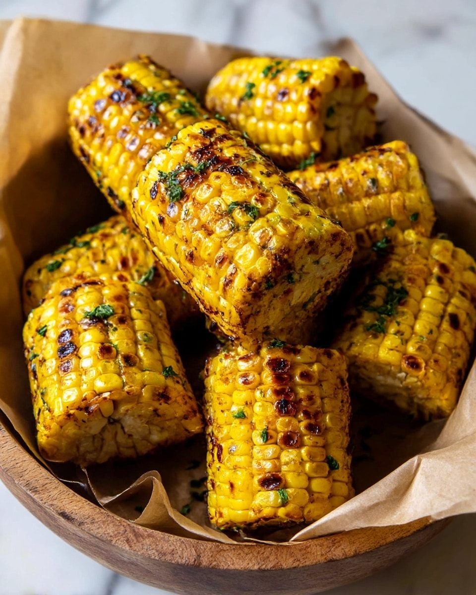 Cowboy Butter Roasted Corn Recipe - Recipe Image