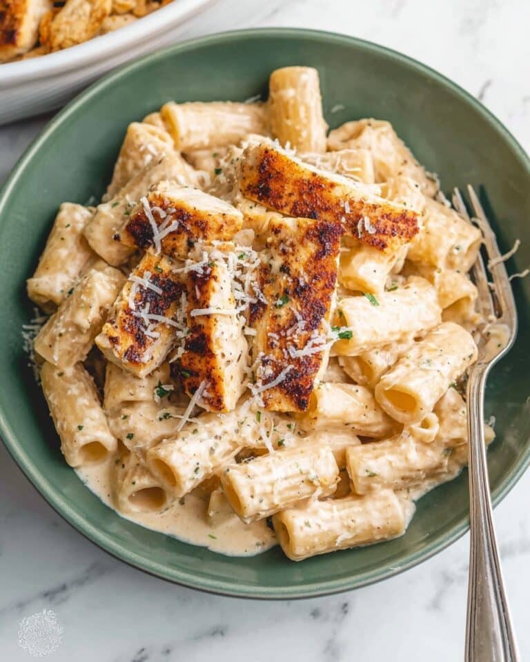 One Pot Creamy Parmesan Chicken Pasta Recipe