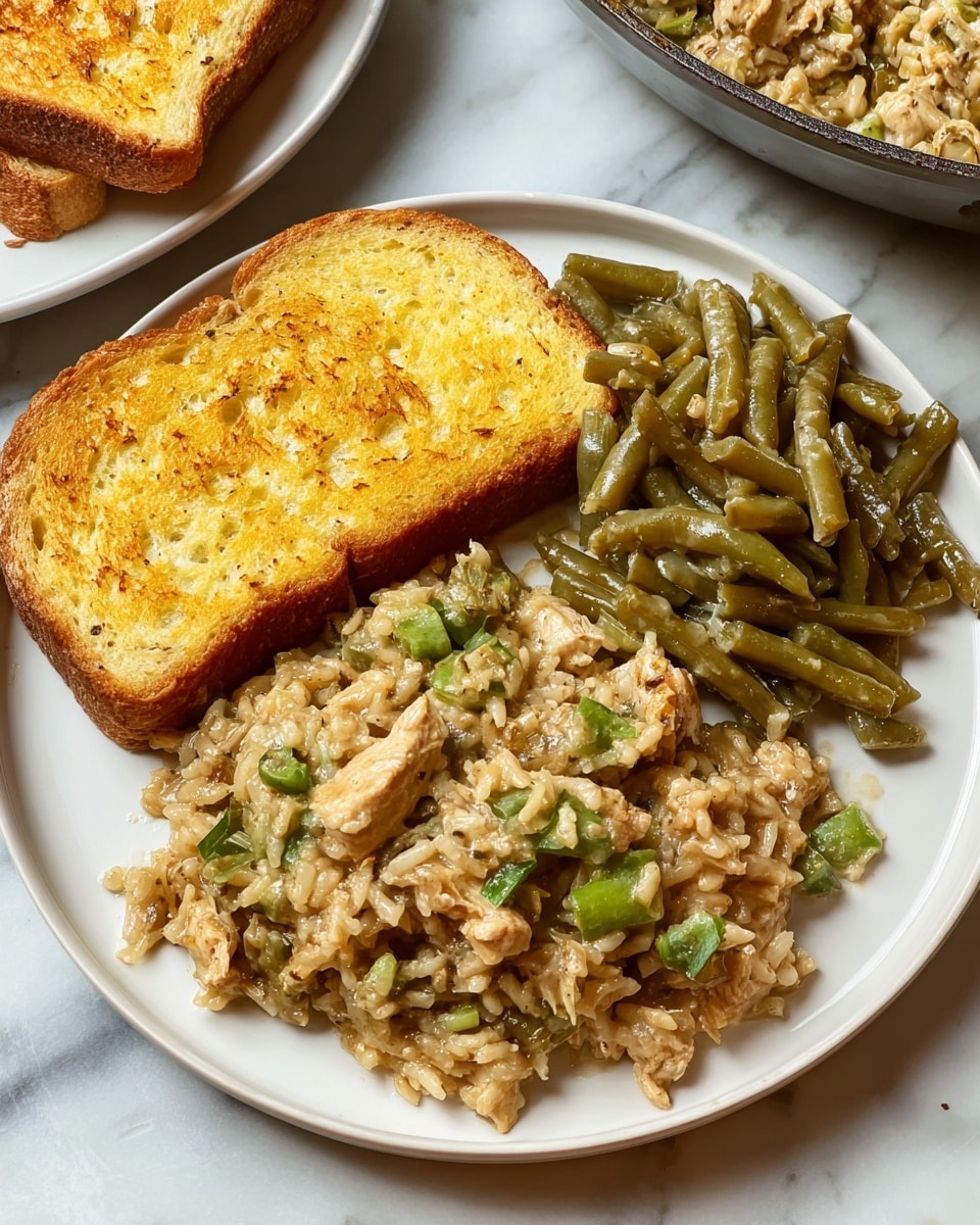 Smothered Chicken and Rice Recipe - Recipe Image