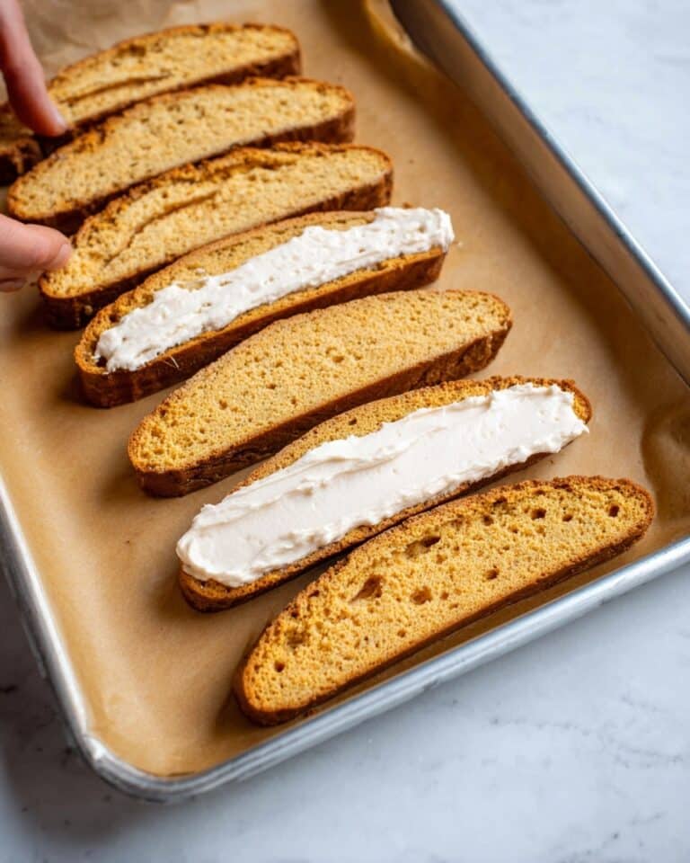 Pumpkin Spiced Biscotti with White Chocolate Drizzle Recipe
