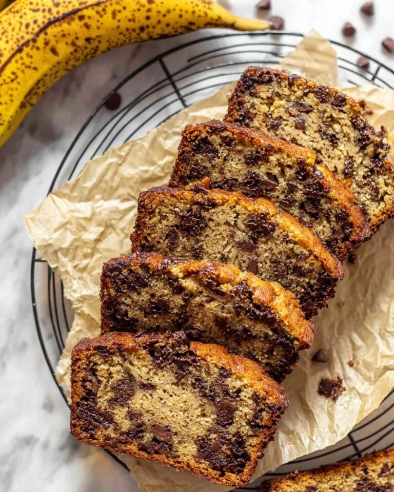 Super Moist Chocolate Chip Banana Bread Recipe