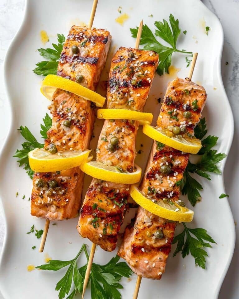 Grilled Salmon Kabobs Recipe