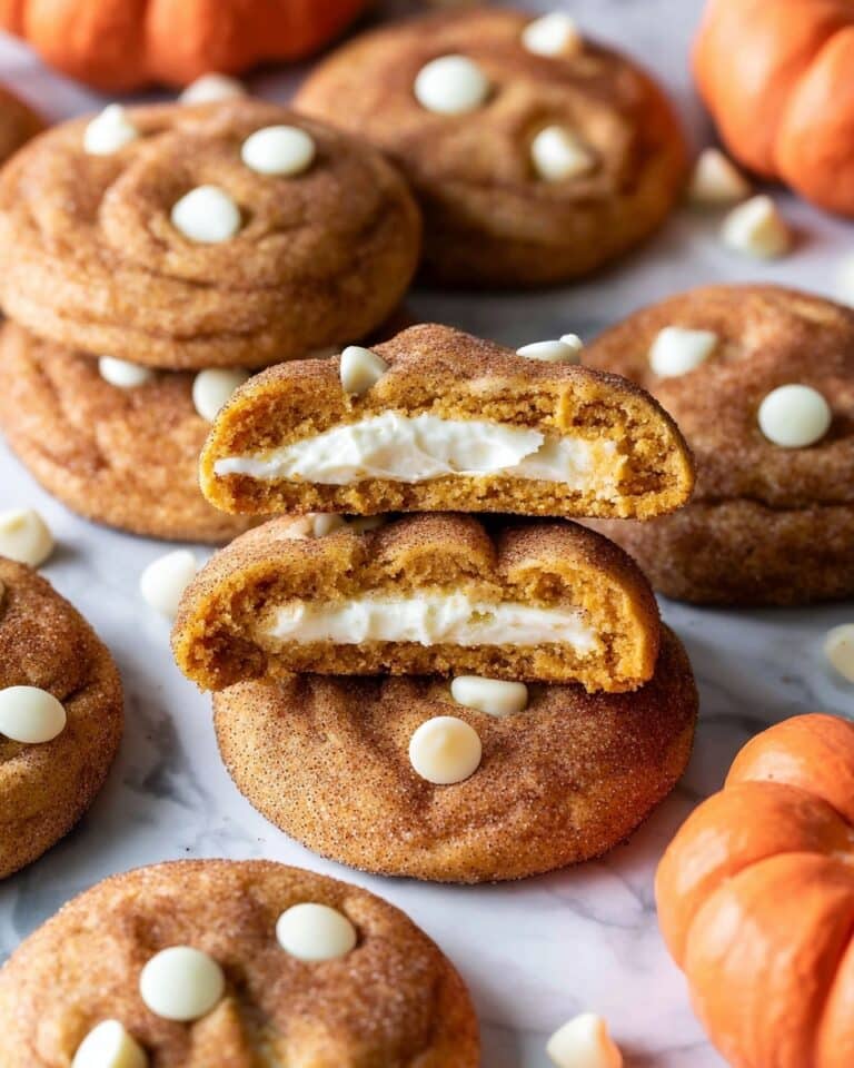 Pumpkin Cheesecake Cookies with White Chocolate Chips Recipe
