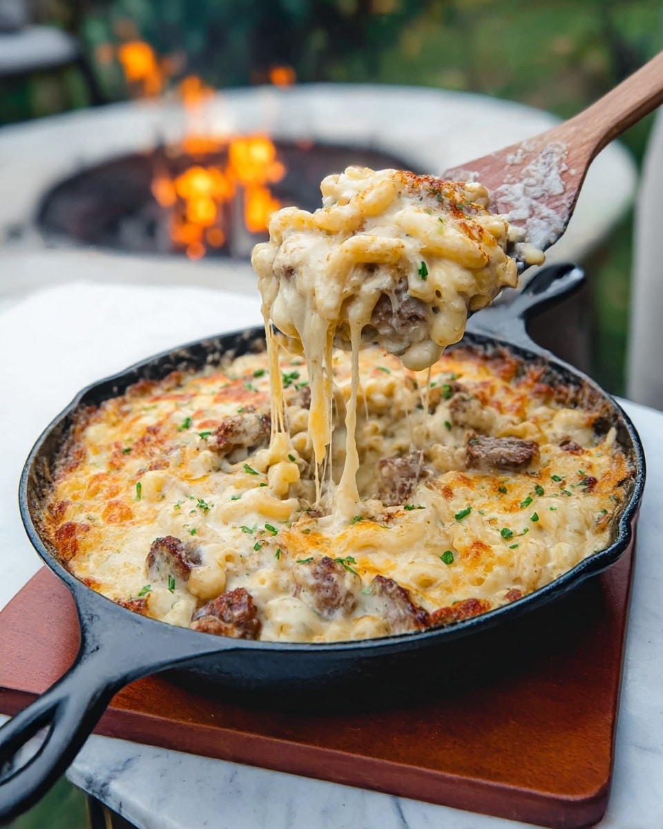 Steak Mac and Cheese Recipe - Recipe Image