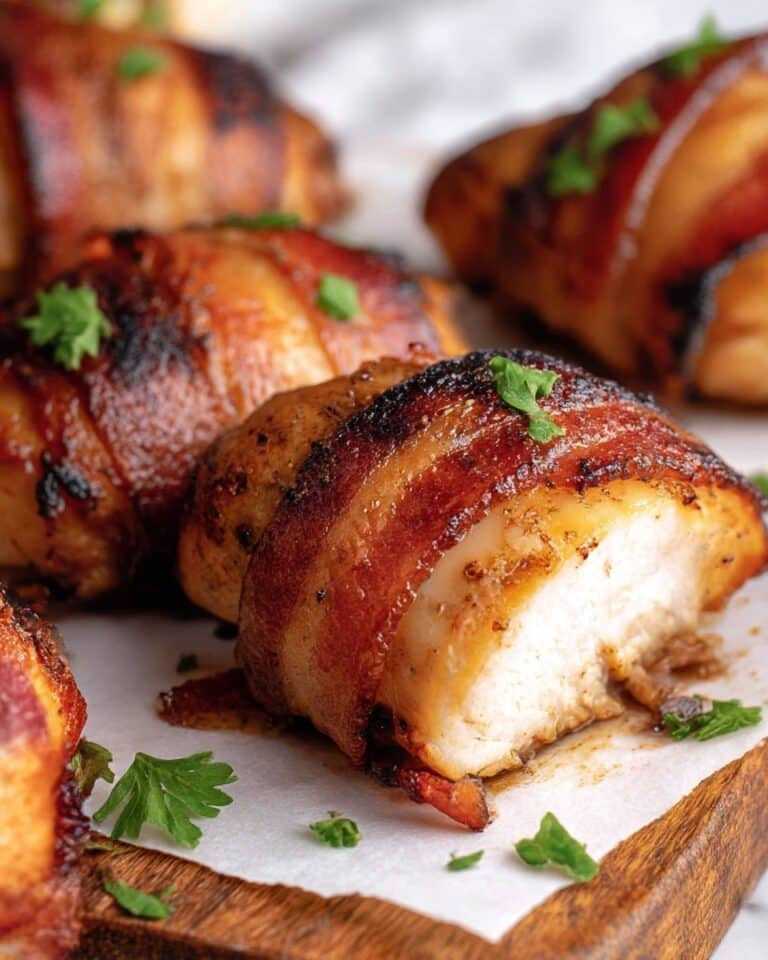 Bacon Wrapped BBQ Chicken Recipe