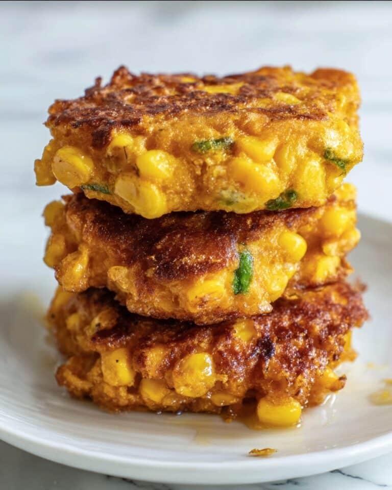 Cheesy Corn Fritters Recipe