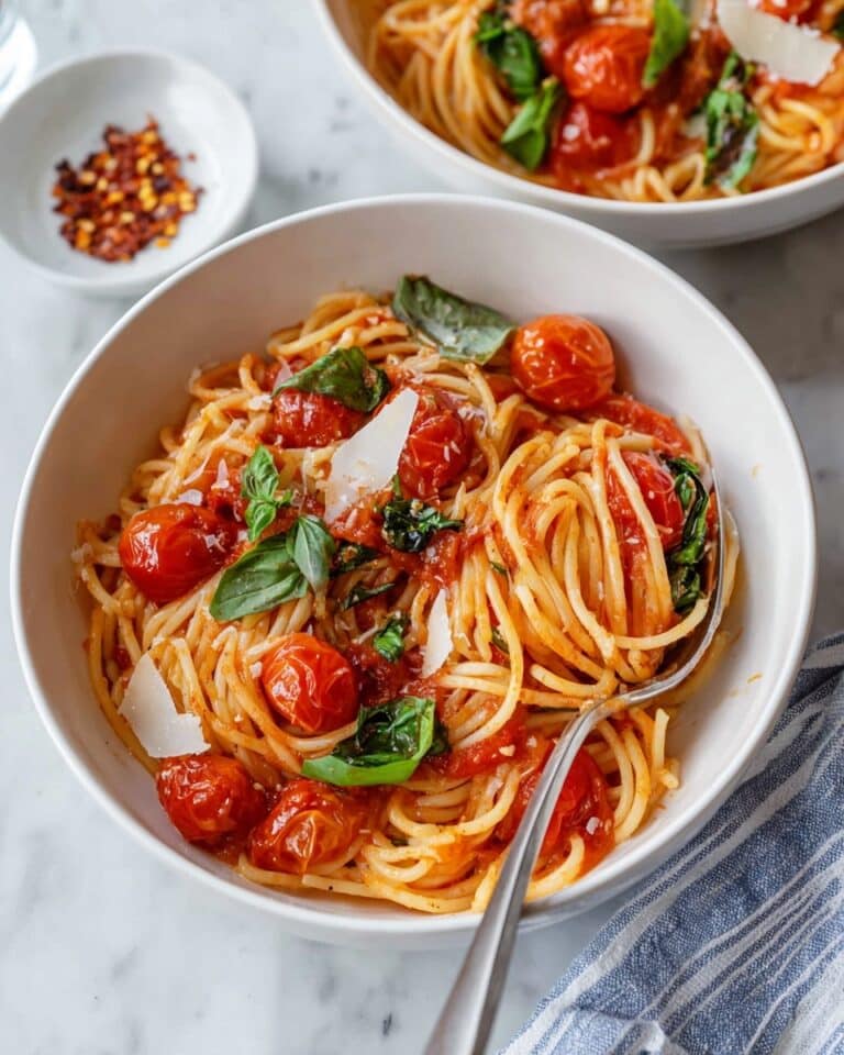 Pasta with Cherry Tomatoes Recipe