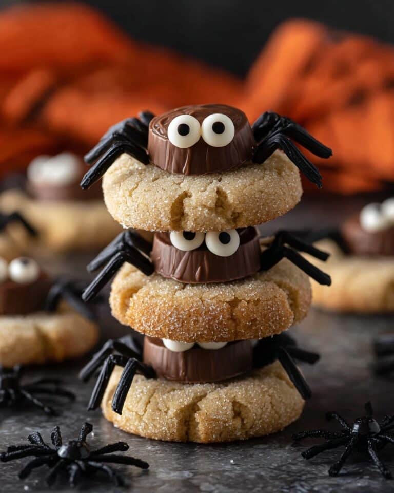 Peanut Butter Spider Cookies Recipe