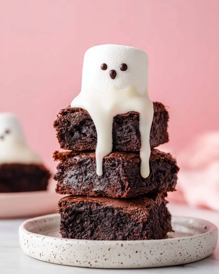 Halloween Ghost Brownies Recipe