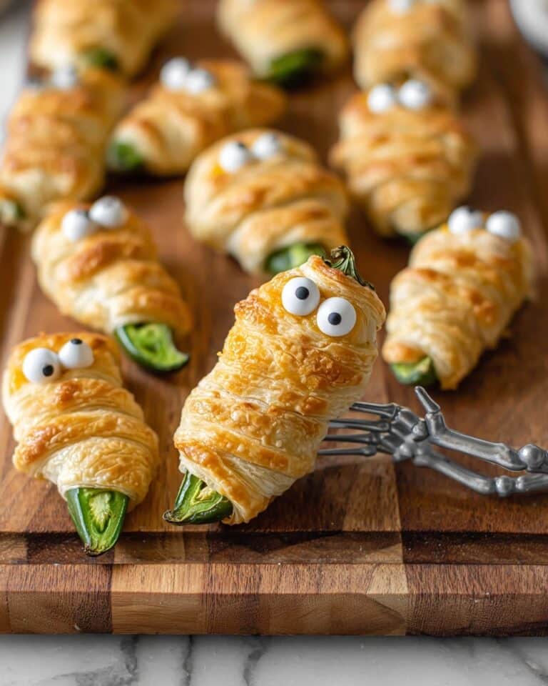 Halloween Jalapeno Poppers Mummy Recipe
