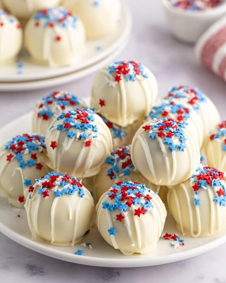 4th of July Cake Balls Recipe