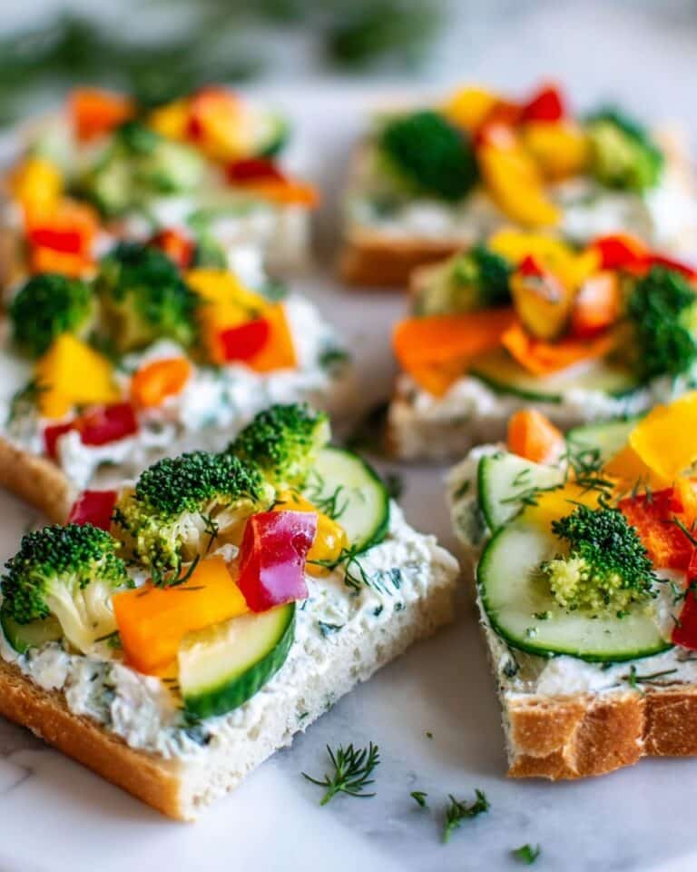 Veggie Cream Cheese Crescent Roll Pizza Recipe