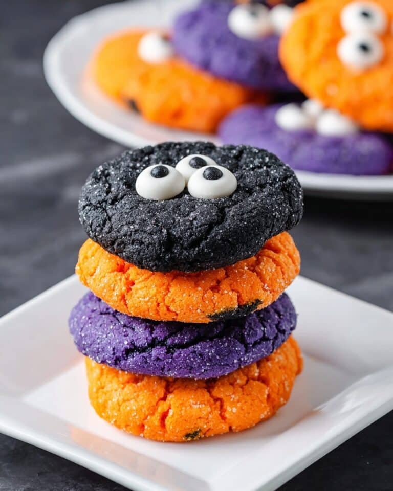 Halloween Crinkle Cookies Recipe