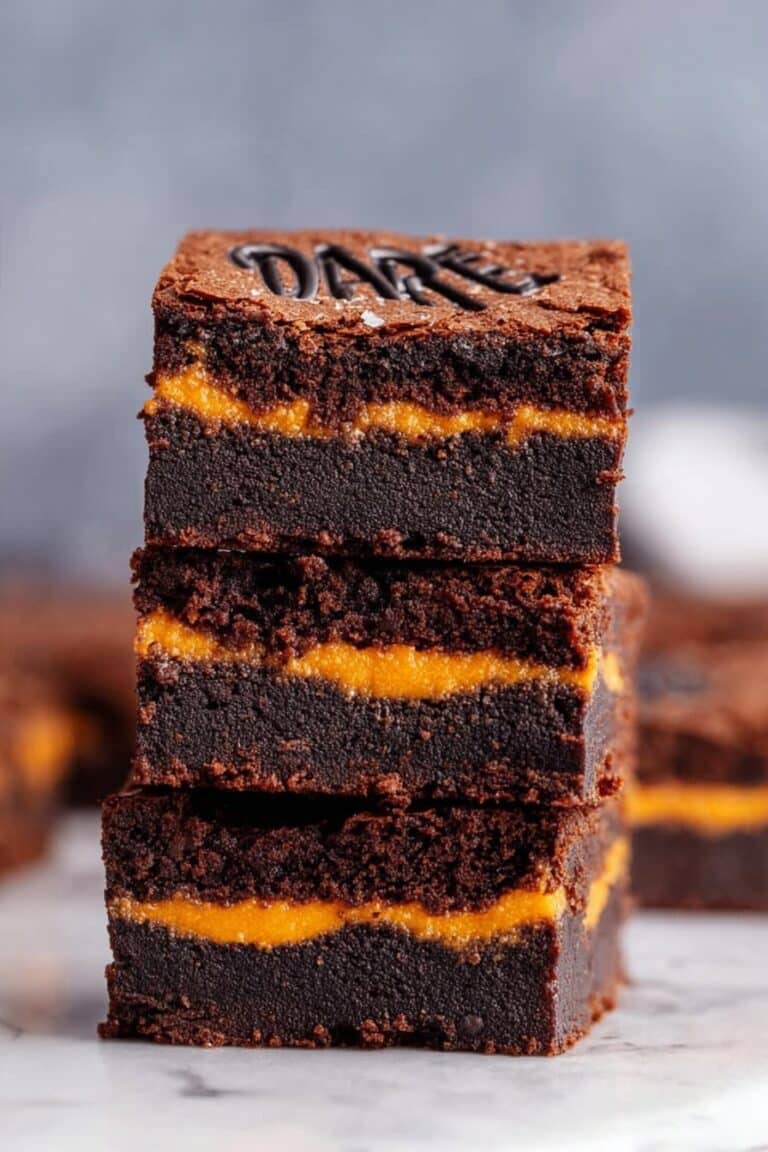 Halloween Oreo Stuffed Brownies Recipe
