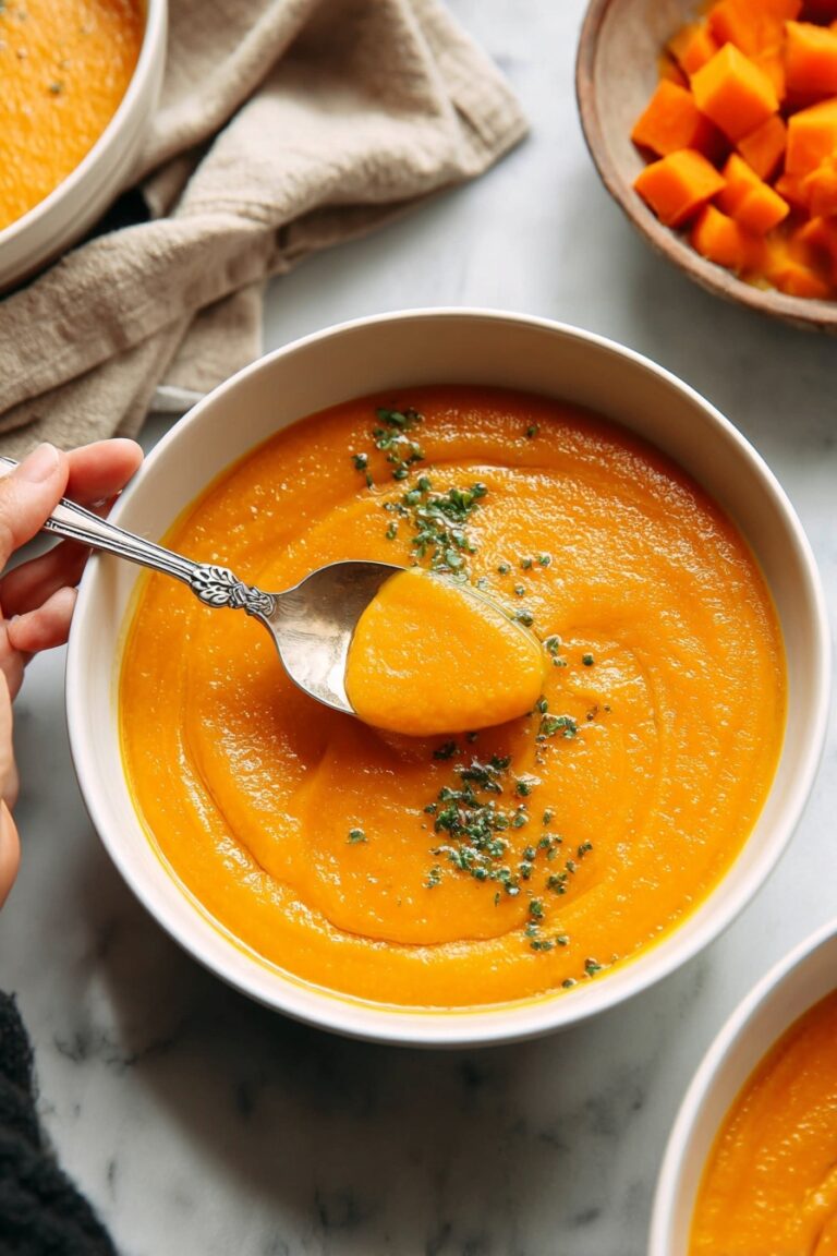 Butternut Squash and Sweet Potato Soup Recipe