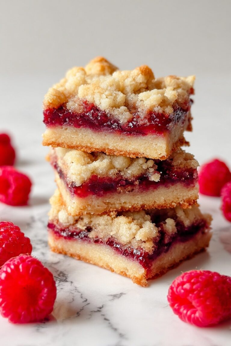 Raspberry Jam Bars with Five Simple Ingredients Recipe