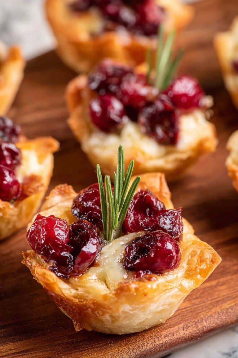 Cranberry Brie Bites Recipe