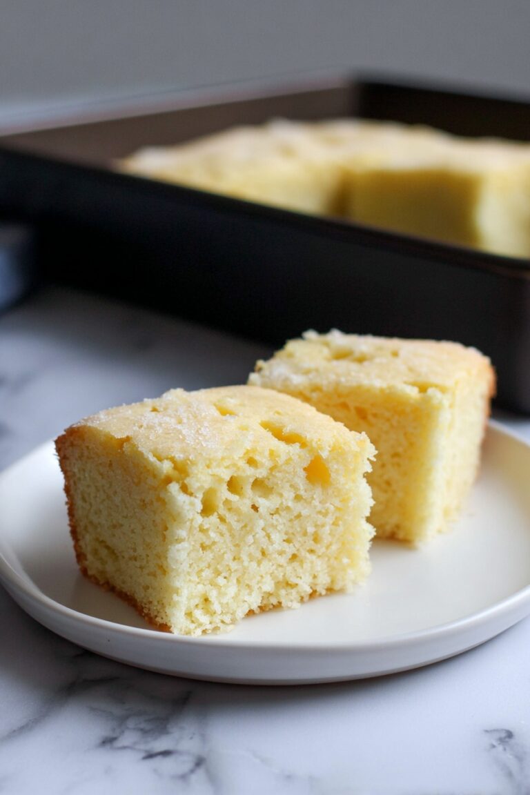Fluffy French Butter Cake Recipe