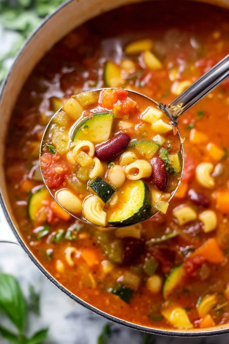 Easy Minestrone Soup Recipe