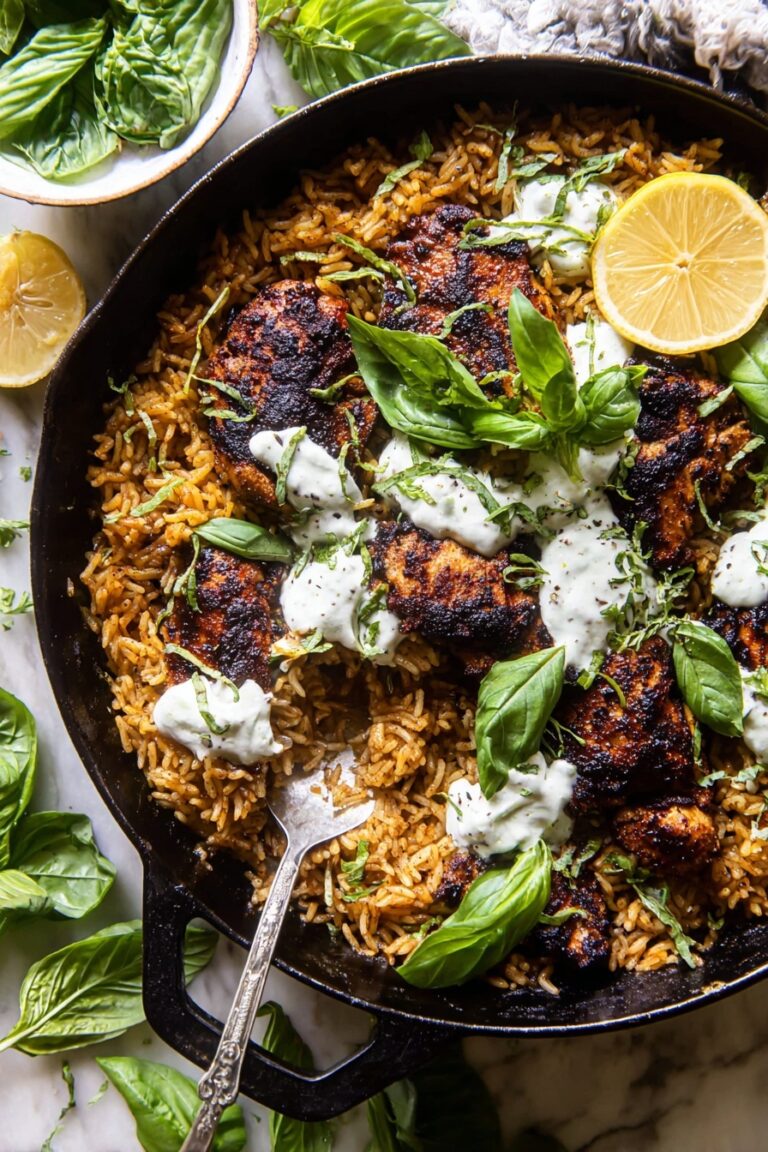 One-Pan Tzatziki Chicken and Orzo Recipe
