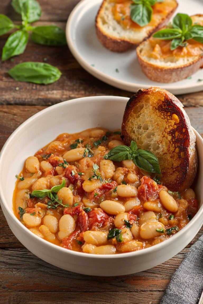 Vegan Butter Beans in Sun-Dried Tomato Sauce Recipe
