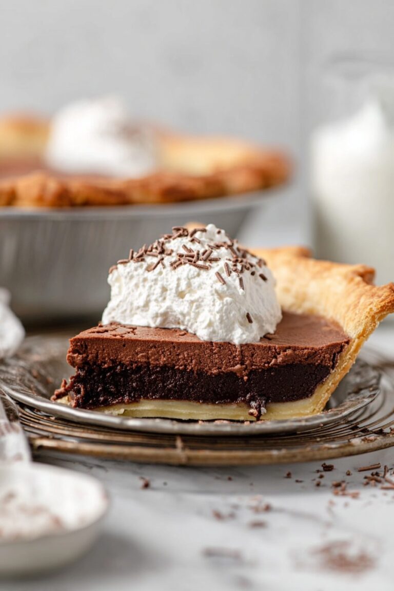 Fudgy Brownie Pie Recipe