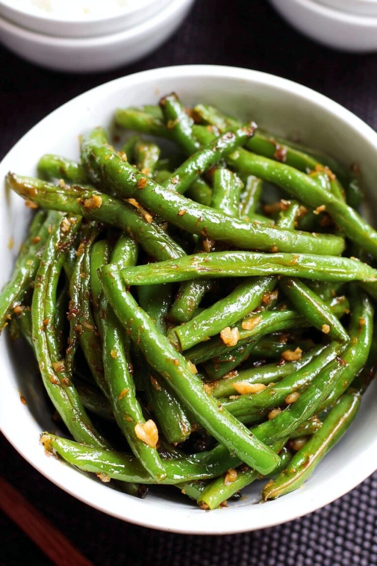 Garlic Green Beans Stir Fry Recipe