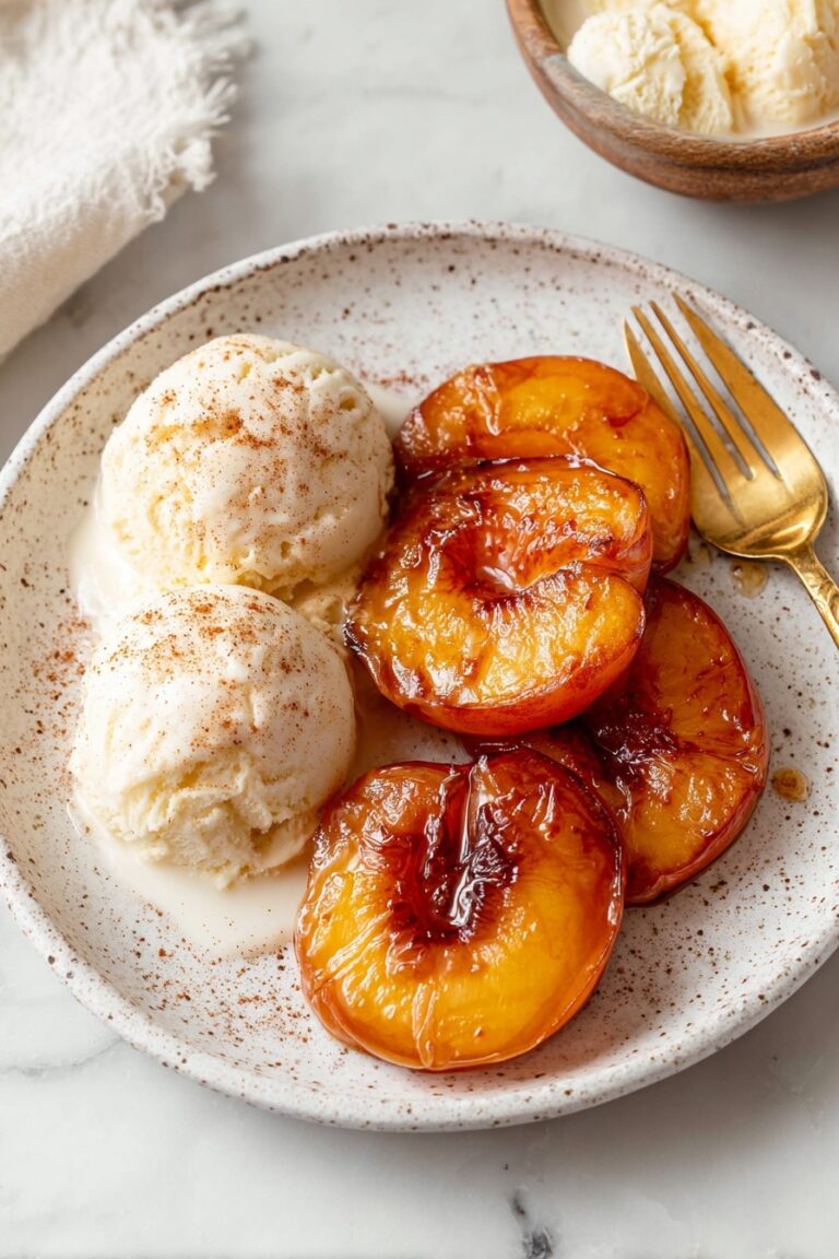 Air Fryer Peaches with Cinnamon Sugar Recipe