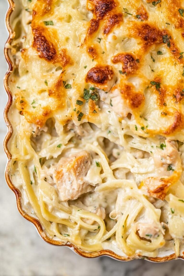 Cheesy Chicken Tetrazzini Bake Recipe