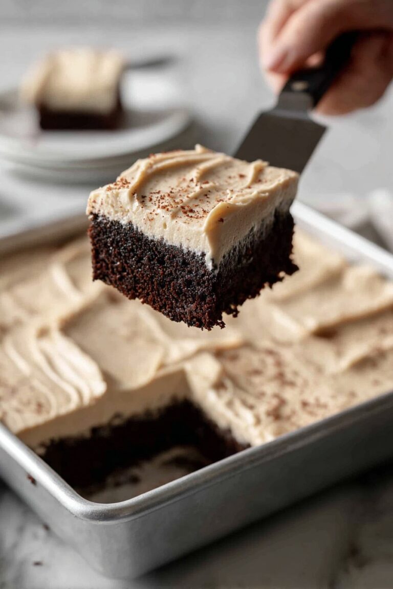Dark Chocolate Espresso Cake with Brown Butter Frosting Recipe