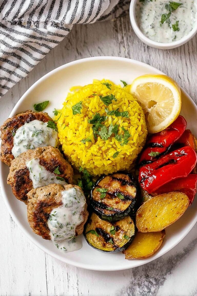 Mediterranean Chicken Patties Recipe