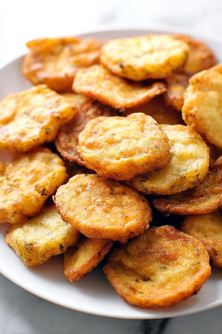Crispy Fried Pickles with Dipping Sauce Recipe