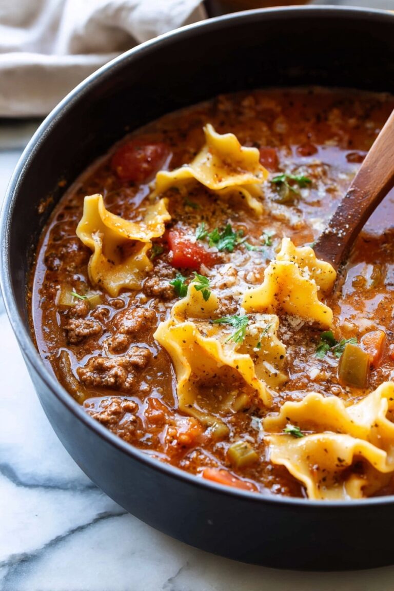 Spicy Lasagna Soup Recipe