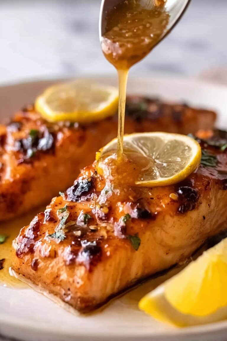 Grilled Salmon with Honey Soy Marinade Recipe