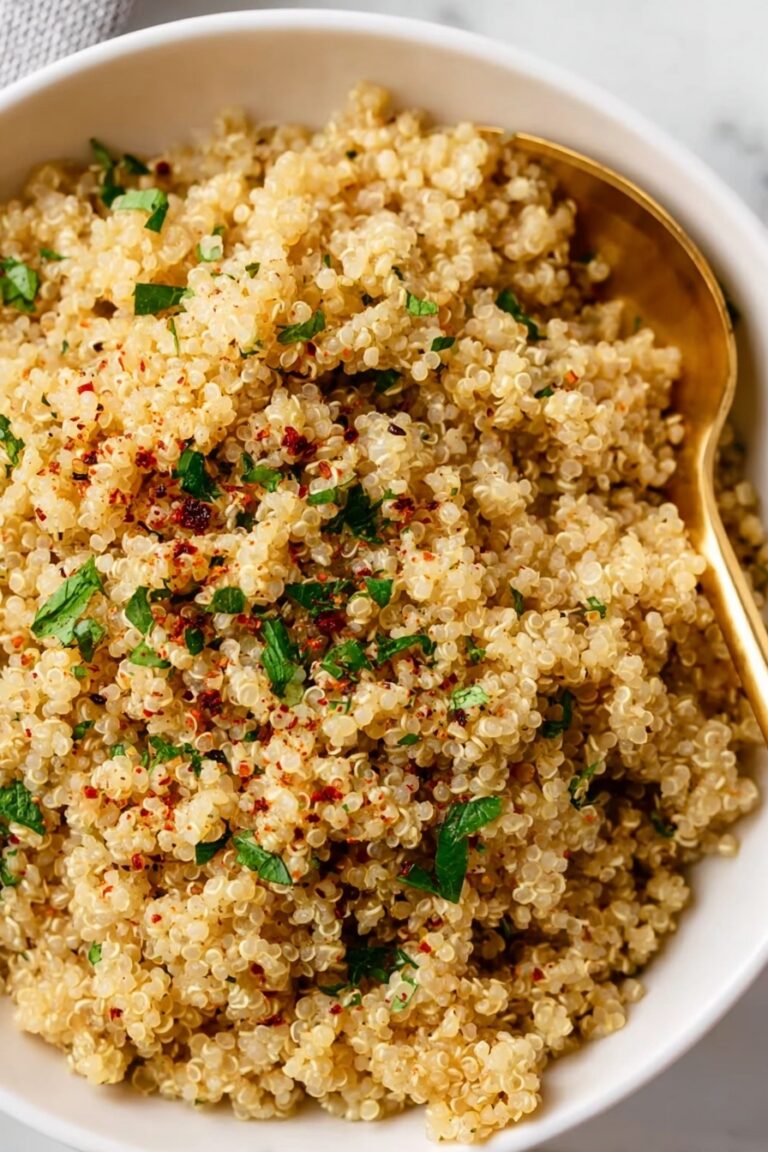 Garlic Butter Quinoa Recipe
