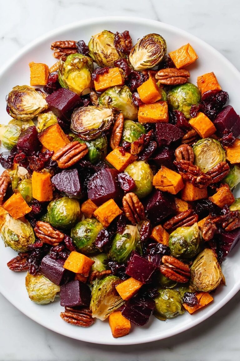 Winter Vegetable Salad with Roasted Butternut Squash Recipe