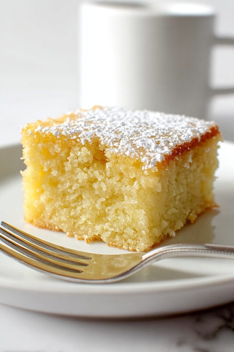 Coconut Milk Snack Cake Recipe