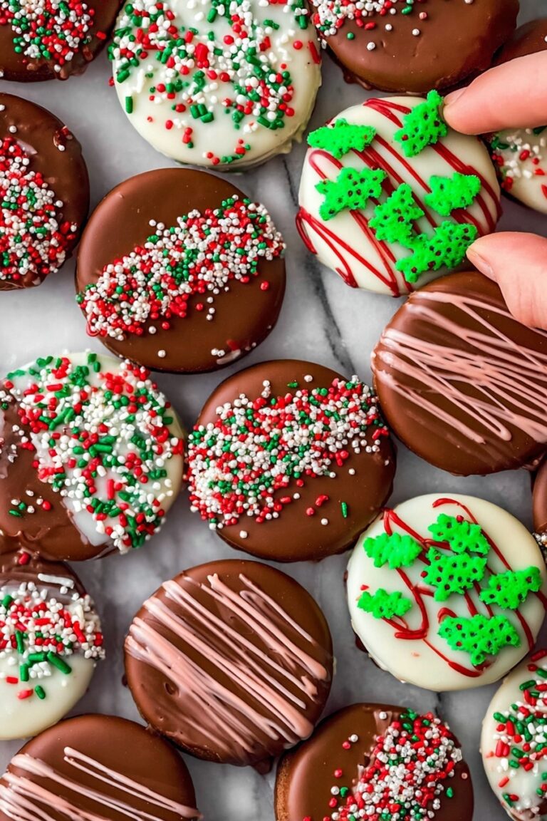 Christmas Chocolate Covered Oreos Recipe