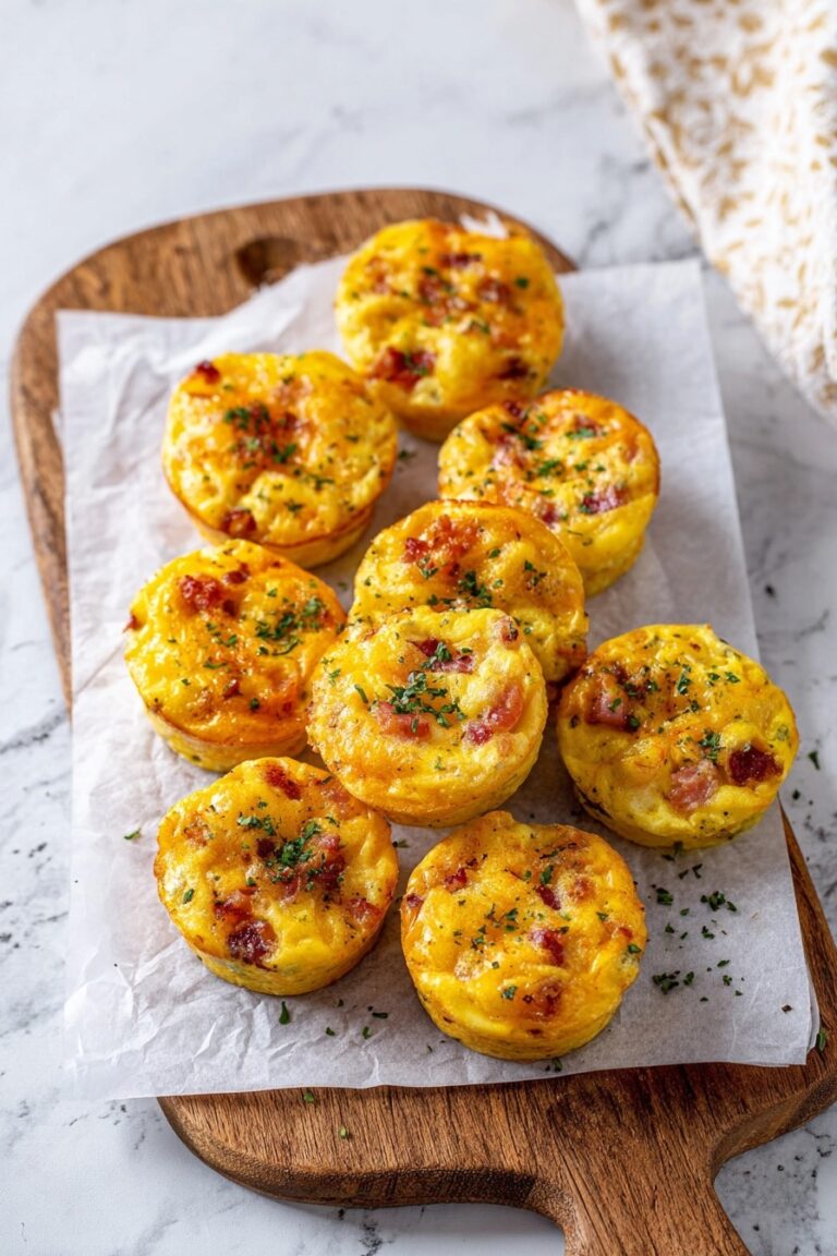 Homemade Egg Bites with Cheddar and Veggies Recipe