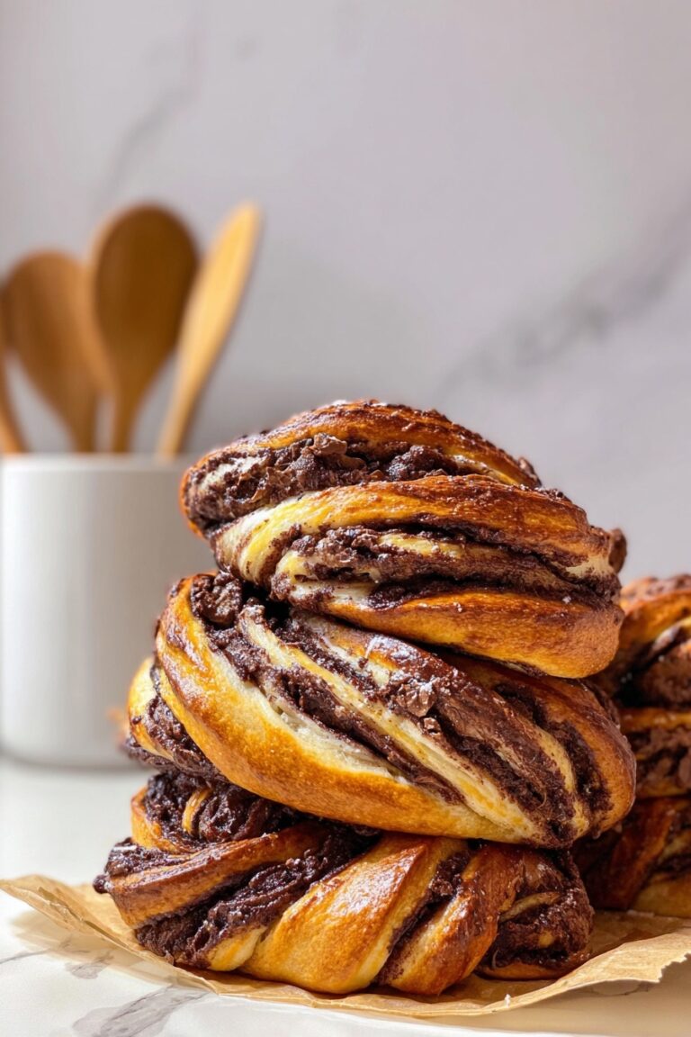 Chocolate Swirled Buns Recipe