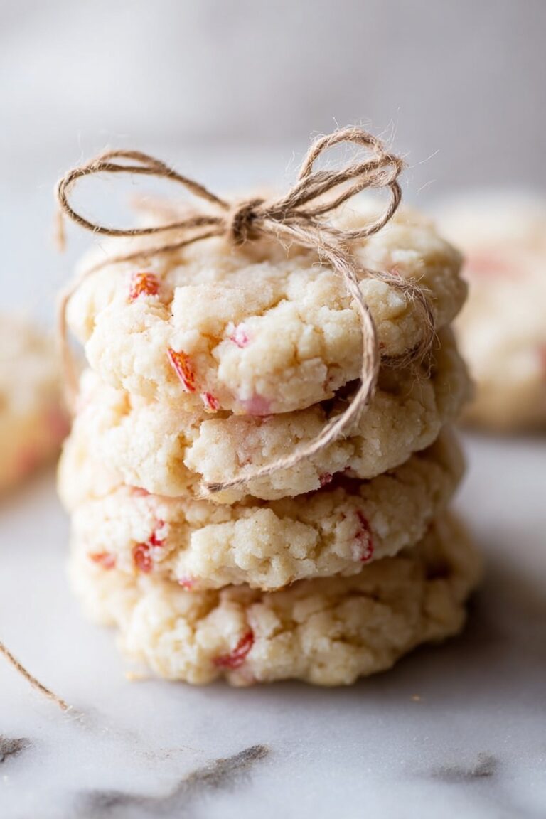White Chocolate Candy Cane Cookies Recipe