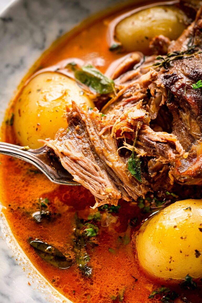 Braised Pork Shoulder with Apples Recipe
