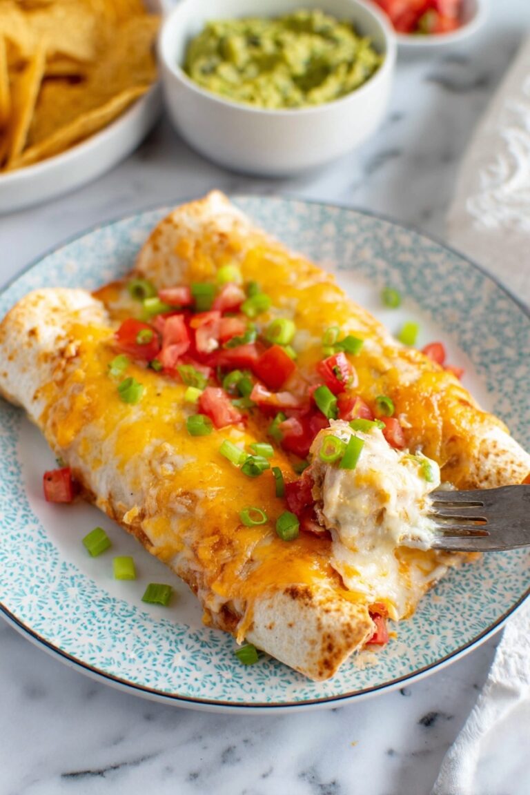 Chicken Enchiladas with Creamy Sour Cream Sauce Recipe