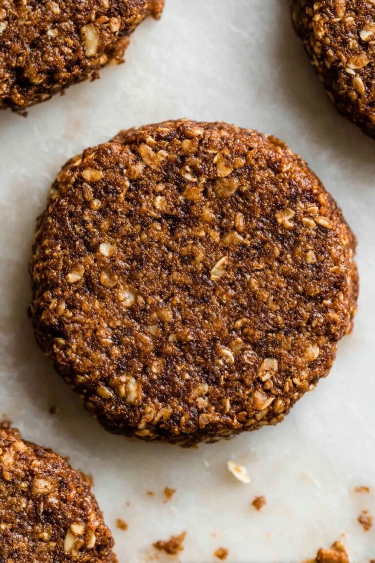 Healthy Gingerbread Oatmeal Cookies Recipe