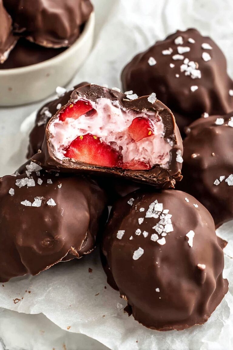 Chocolate Strawberry Yogurt Bites Recipe