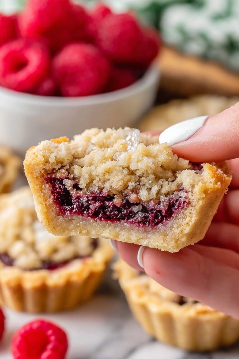 Raspberry Crumble Cookies Recipe
