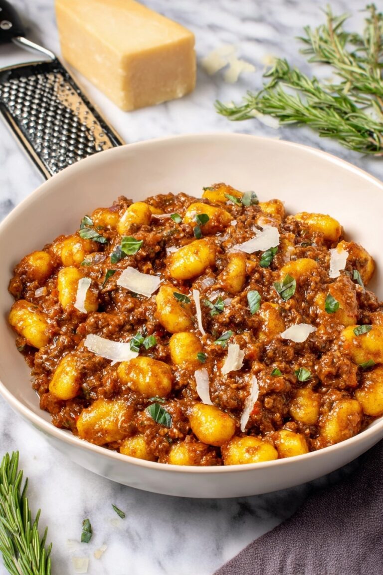 Gnocchi Bolognese Recipe