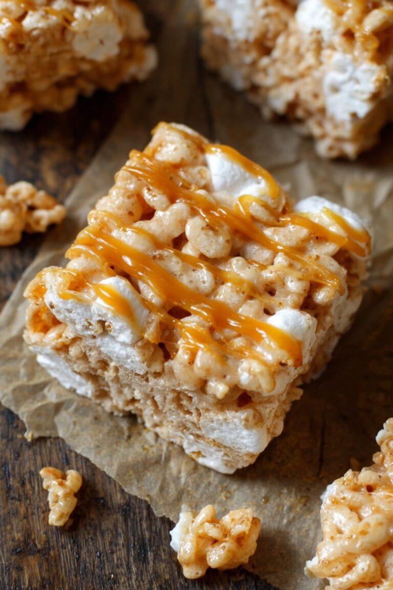 Brown Butter Dulce de Leche Rice Krispie Treats Recipe