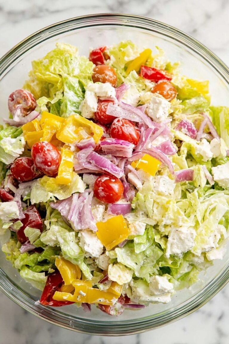 Grinder Salad with Pepperoncini and Deli Meat Recipe