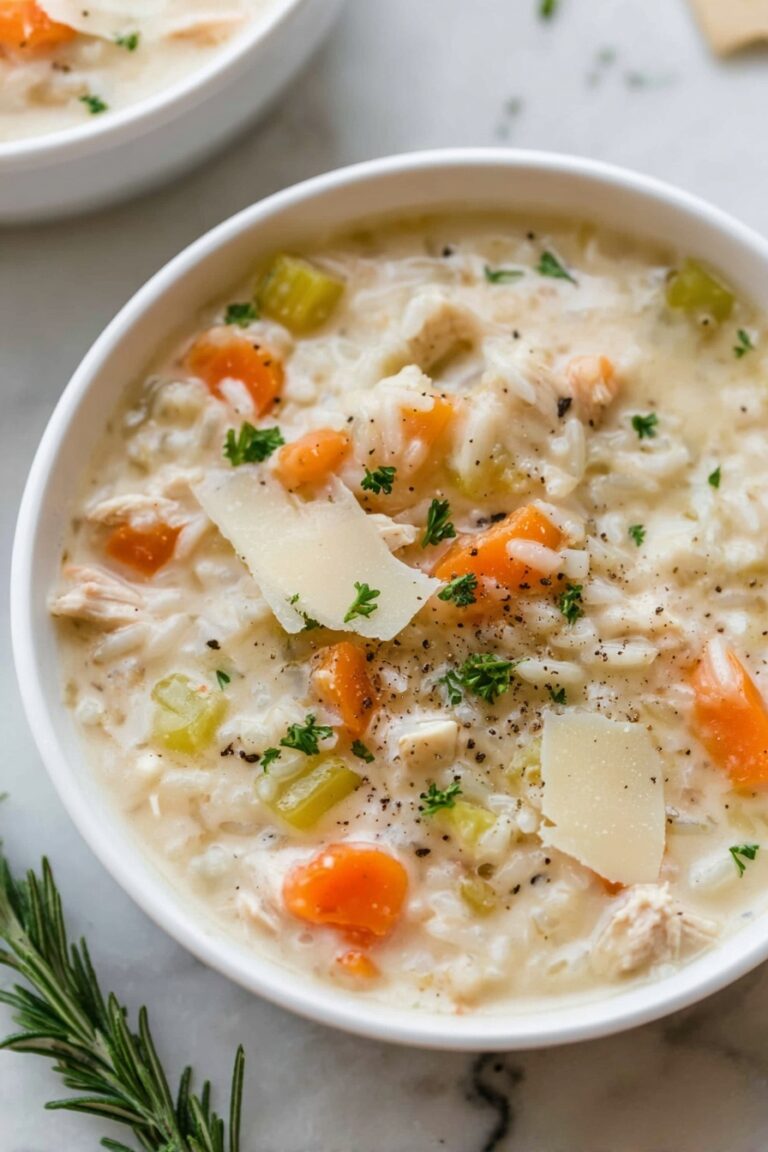 Creamy Chicken and Rice Soup Recipe